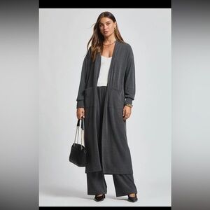 Black cardigan & pants travel set - nwt multiple sizes